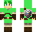 tri force hero green link