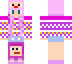 winter pink sheep