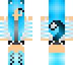 blue cat girl