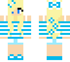 blue cute girl