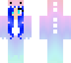 blue dino girl