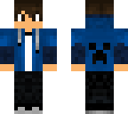 blue gamer boy