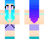 blue girl