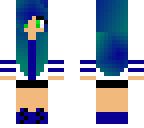 blue girl