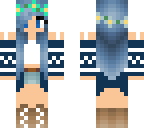 blue girl