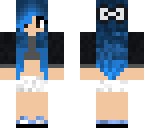 blue haired girl