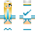 blue nike girl