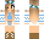 blue summer girl