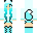 blue wolf girl