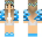 blue zebra girl