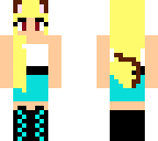 brite blue cat girl