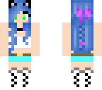 cute blue girl