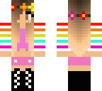 cute rainbow girl