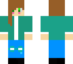 cute teal girl