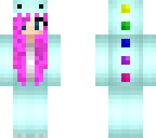 dino pink hair