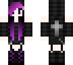 emo girl with hoodie