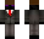 ender man i suit and hat