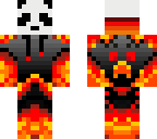 flaming panda