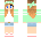 ginger wearing green