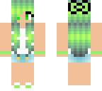 green hair girl