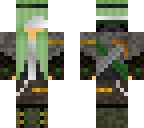 green haired blind assassin
