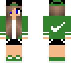 green nike girl