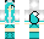 light blue fox girl