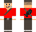 long sleeved red scout