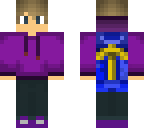 purple hoodie cape