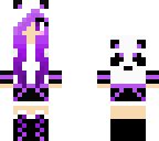 purple panda girl