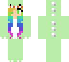 rainbow dinosaur girl
