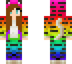 rainbow onesie girl cute