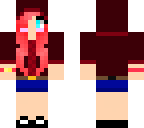 red haired girl in jacket