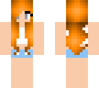 redhead beach girl