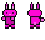 rose cute bunny