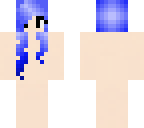 shiny blue hair base