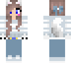 wolf half fursuit girl