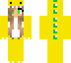 yellow  dino girl