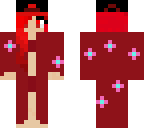 bloody skin with bathers and towl