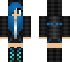 blue ender girl