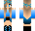 blue girl