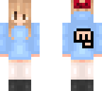 blue jumper girl