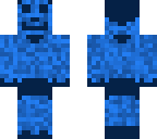 blue man