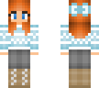 blue sweater