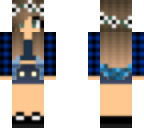 blue sweggy girl