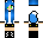 blue wolf girl