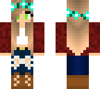 checked girl