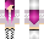 chibi purple hair girl