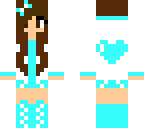 cool blue girl