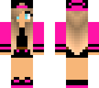 cute pink hat girl